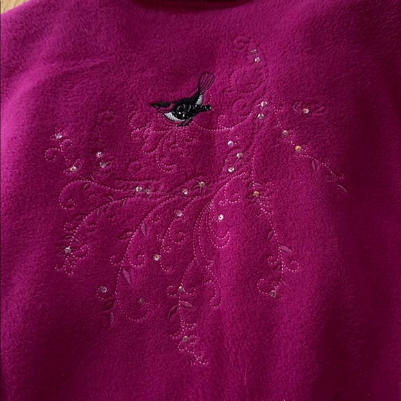 Northern Reflections  Redneck Black Bird Fleece Vest Large - Picture 5 of 7